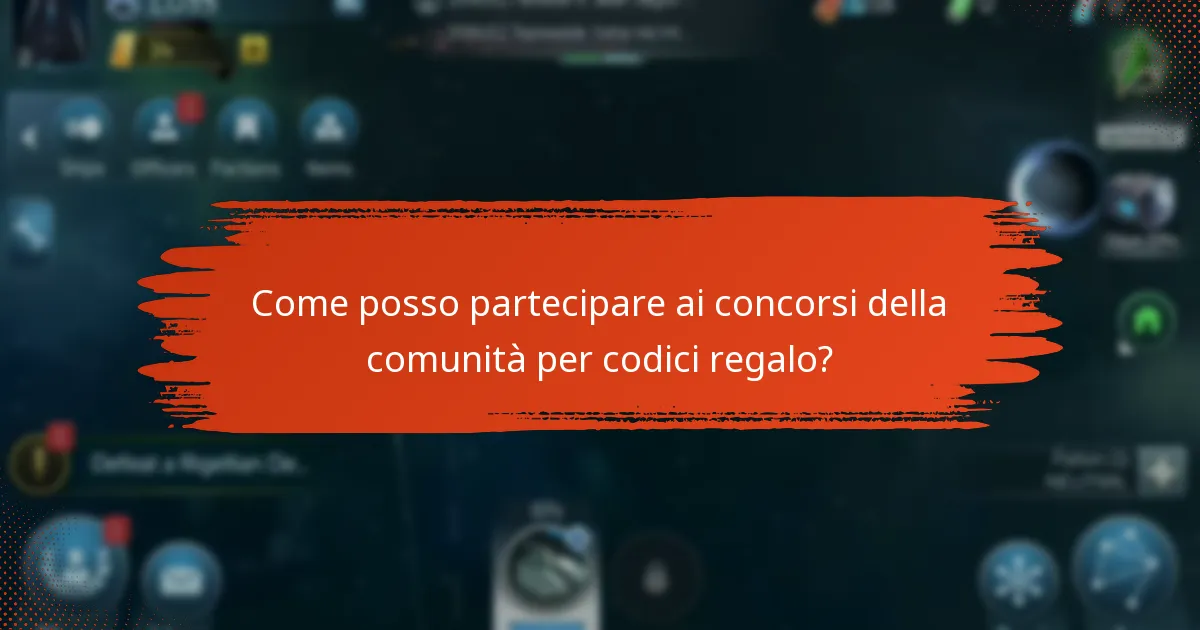 Come posso partecipare ai concorsi della comunità per codici regalo?