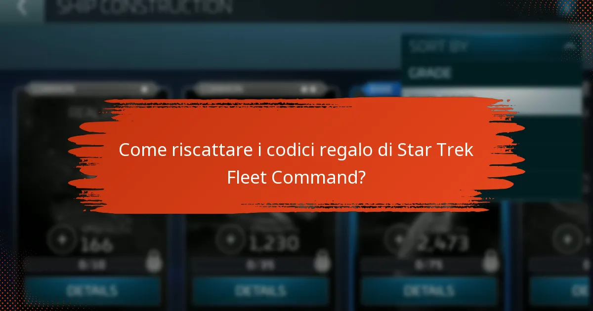 Come riscattare i codici regalo di Star Trek Fleet Command?