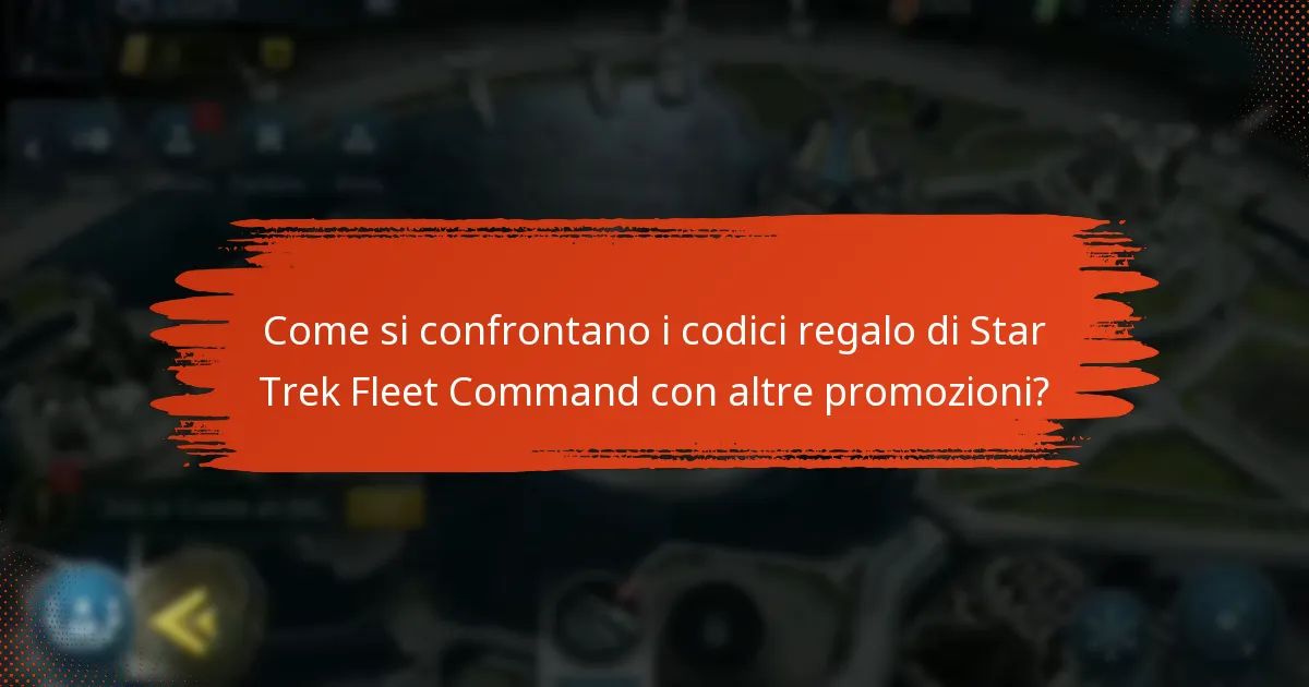 Come posso richiedere i codici regalo di Star Trek Fleet Command?