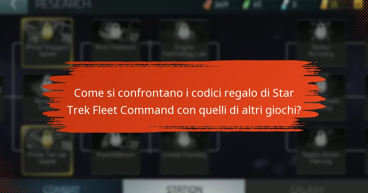 Come possono i giocatori riscattare i codici regalo in Star Trek Fleet Command?