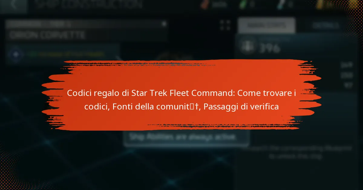 Codici regalo di Star Trek Fleet Command: Come trovare i codici, Fonti della comunità, Passaggi di verifica