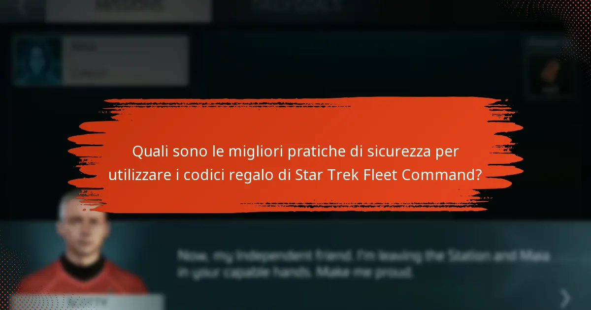 Come posso verificare la legittimità dei codici regalo di Star Trek Fleet Command?